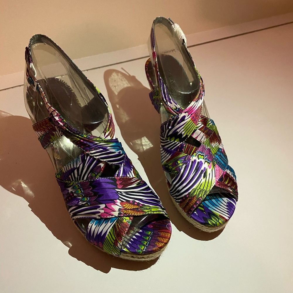 Carlos by Carlos Santana Colorful Wedges